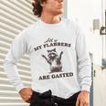 Raccoon Themed Unisex Long Sleeve T-Shirt - Fun & Quirky Design