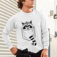 Raccoon Trash Panda Long Sleeve T-Shirt - Casual Unisex Fit