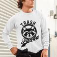 Trash Panda Raccoon Long Sleeve T-Shirt | Unisex Eco-Friendly Fun