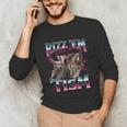 Autism Raccoon Meme Unisex Long Sleeve Tee | Whimsical Comfort