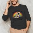 Cute Raccoon Pocket Long Sleeve Unisex Shirt | Cozy Wildlife Print