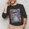 In My Feral Era Raccoon Meme | Unisex Long Sleeve T-Shirt