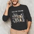 Let's Get Trashed Raccoon And Opossum Drinking Beer Unisex Long Sleeve T-Shirt