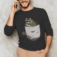 Raccoon Lover Unisex Long Sleeve T-Shirt - Cute Animal Pocket Design