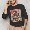 Raccoon Ramen Anime Long Sleeve Unisex T-Shirt - Cozy Japanese Theme