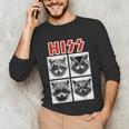 Raccoon Rock Music Unisex Long Sleeve T-Shirt - Fun Family Concert