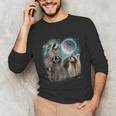Raccoon Strawberry Jams Unisex Long Sleeve T-Shirt | Quirky Fun