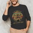 Raccoon Trash Panda Cartoon Unisex Long Sleeve T-Shirt for Kids