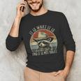 Raccoon Trash Panda Unisex Long Sleeve Tee | Fun Statement