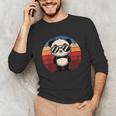 Retro Pool Party Panda Long Sleeve T-Shirt - Unisex BBQ Fun