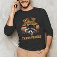 Save The Trash Pandas Raccoon Shirt Raccoon Animal T-Shirt Unisex Long Sleeve T-Shirt