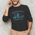 Support Local Wildlife Unisex Long Sleeve Tee - Raccoon & Friends