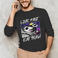 Trash Panda Cat Lovers - Unisex Cotton Long Sleeve Tee