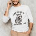 Overthink This Raccoon Unisex Long Sleeve T-Shirt - Sarcastic Fun