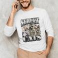 Raccoon Feral Unisex Long Sleeve T-Shirt - Retro Summer Vibes
