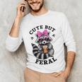 Raccoon Sunglasses Unisex Long Sleeve Tee - Small - Fun & Bold