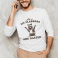 Raccoon Themed Unisex Long Sleeve T-Shirt - Fun & Quirky Design