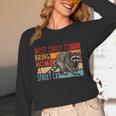 Adopt A Street Cat Shirt - Fun Raccoon Theme Long Sleeve Tee