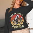 Animal Lover Unisex Long Sleeve T-Shirt - Funny Trash Panda Design