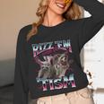 Autism Raccoon Meme Unisex Long Sleeve Tee | Whimsical Comfort