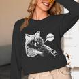 Bruh Raccoon Trash Panda Unisex Long Sleeve Tee - Teen Style