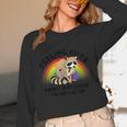 Cute Raccoon Pocket Long Sleeve Unisex Shirt | Cozy Wildlife Print