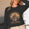 Raccoon Hiking Shirt - Out of Breath Hiking Society Vintage Long Sleeve Tee