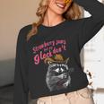 Raccoon Humor Unisex Long Sleeve T-Shirt - Playful Gift Idea