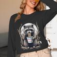 Raccoon Noodle Long Sleeve T-Shirt - Fun Unisex Style for All