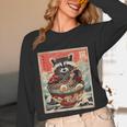 Raccoon Ramen Anime Long Sleeve Unisex T-Shirt - Cozy Japanese Theme