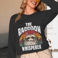 Raccoon Whisperer Long Sleeve T-Shirt - Retro Vintage Unisex Design