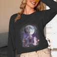 Rats Howling At The Moon Unisex Long Sleeve T-Shirt | Spooky Nightwear