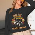 Save The Trash Pandas Raccoon Shirt Raccoon Animal T-Shirt Unisex Long Sleeve T-Shirt