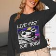 Trash Panda Cat Lovers - Unisex Cotton Long Sleeve Tee