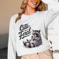 Cute Feral Panda Raccoon Long Sleeve T-Shirt | Unisex Animal Theme