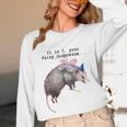 Fairy Godpossum Long Sleeve Tee - Raccoon Trash Panda Design
