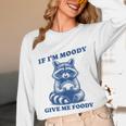 Moody Raccoon Trash Panda Meme Long Sleeve T-Shirt - Unisex