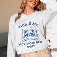 Raccoon Meme Unisex Long Sleeve T-Shirt - Sarcastic Lazy Humor