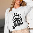 Trash Panda Raccoon Long Sleeve T-Shirt | Unisex Eco-Friendly Fun