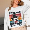 Vintage Autism Raccoon Unisex Long Sleeve T-Shirt | Unique Design