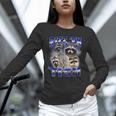 Autistic Raccoon Rizz Meme Unisex Long Sleeve T-Shirt