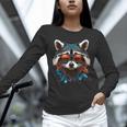 Cool Raccoon Unisex Long Sleeve T-Shirt - Fun Wildlife Design
