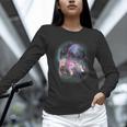 Ferrets Howling at Moon Unisex Long Sleeve T-Shirt | Cozy Nightwear