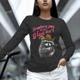 Raccoon Humor Unisex Long Sleeve T-Shirt - Playful Gift Idea