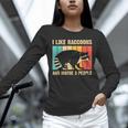 Raccoon Lover Unisex Long Sleeve T-Shirt | Cozy Wear for Introverts