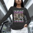 Raccoon Meme Long Sleeve T-Shirt - Unisex Bootleg Humor