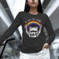 Raccoon Rainbow LGBTQ Pride | Be Gay Do Crime Unisex Long Sleeve Tee