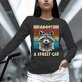Raccoon Retro Long Sleeve T-Shirt - Unisex Vintage Style