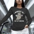 Raccoon Trash Panda Workout Long Sleeve Tee - Fun Gym Unisex Wear