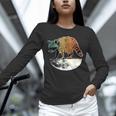 Retro Raccoon Unisex Long Sleeve T-Shirt - Vintage Moon Design